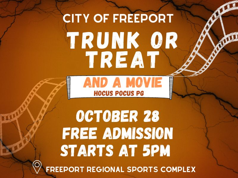Trunk or Treat Event Art in Freeport.