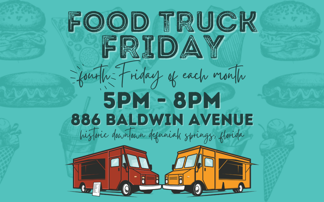 Art for Food Truck Friday presented by Main Street DeFuniak Springs.
