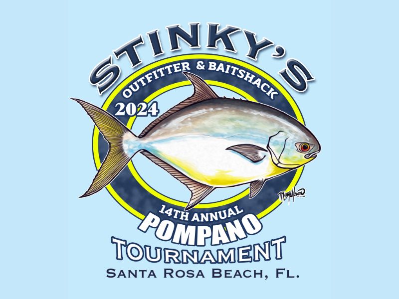 Ad for Stinky's Pompano Tournament.