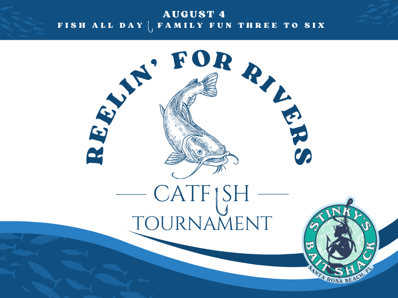 Banner ad for fishing tournament