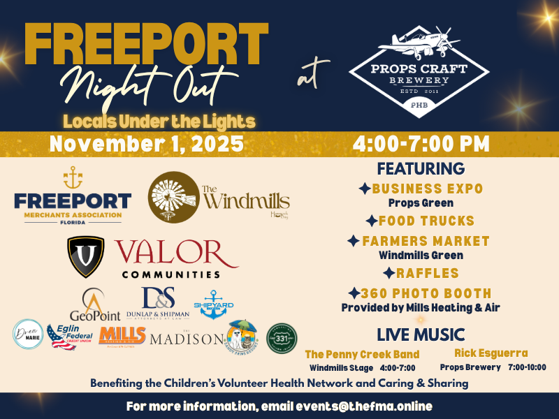 Freeport Night Out Banner Ad