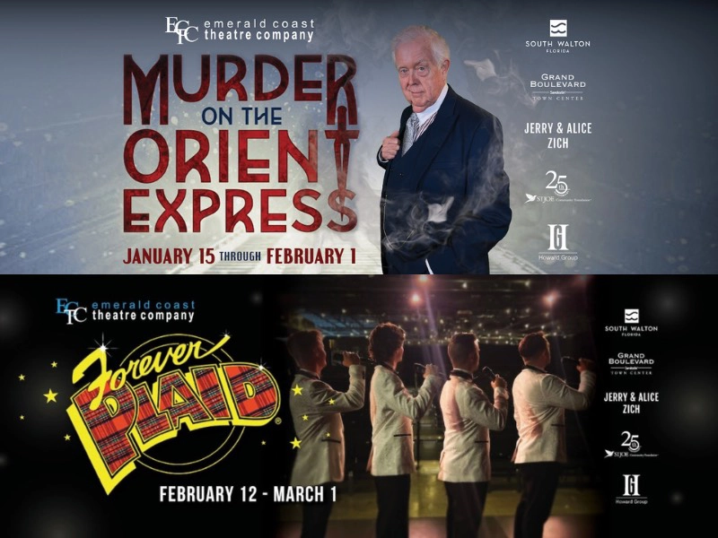 Banner ad for Emerald Coast Theatre