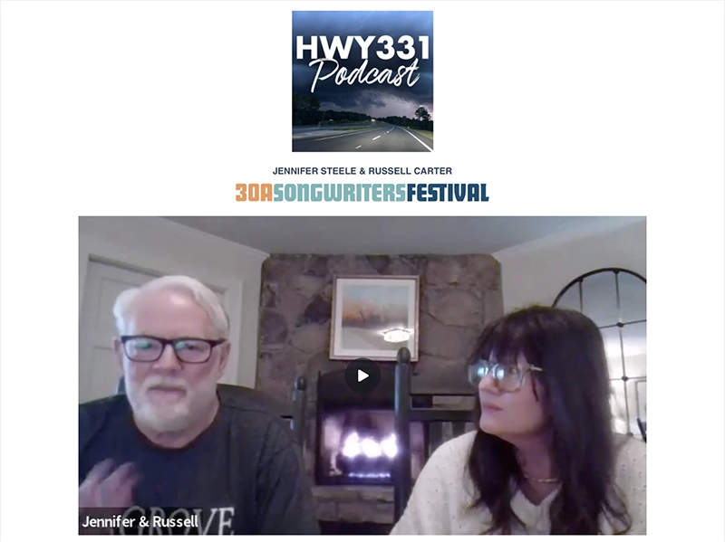 Connect with 30A Songwriters Festival Producers, Jennifer Steele and Russell Carter