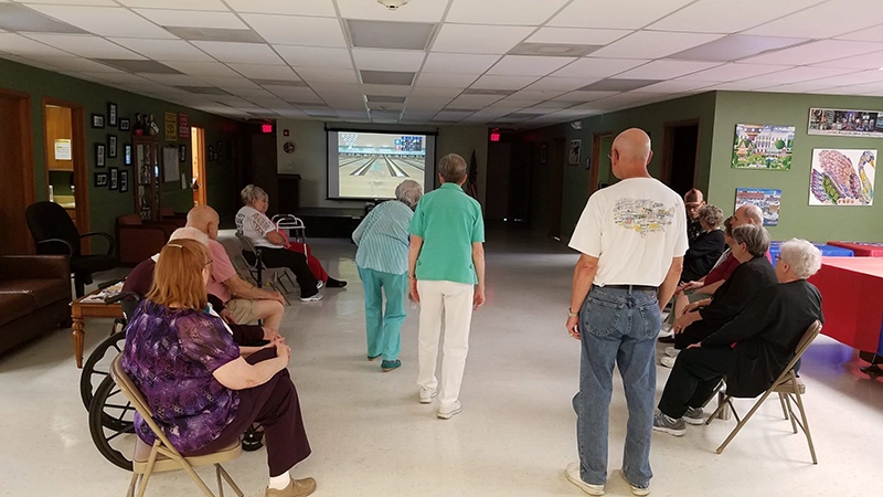 Wi Bowling at Life Enrichment center in DeFuniak Springs